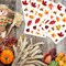 540 Pieces Thanksgiving Fall Autumn Leaves Stickers Maple Leaves Stickers